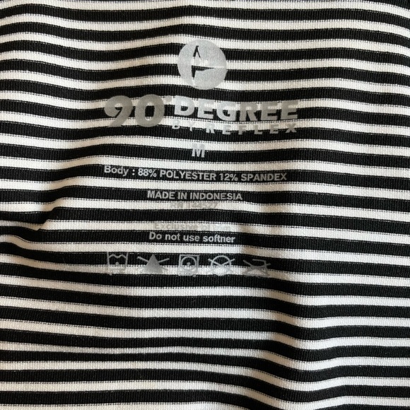 90 Degree by Reflex Striped Hooded Running Track Jacket medium hot pink - Picture 4 of 4